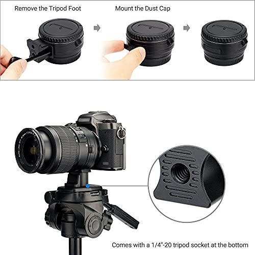 JJC EF-EOS M Lens Mount Adapter for Canon EF/EF-S Lens to Canon EF-M Camera EF-EOS M Adapter