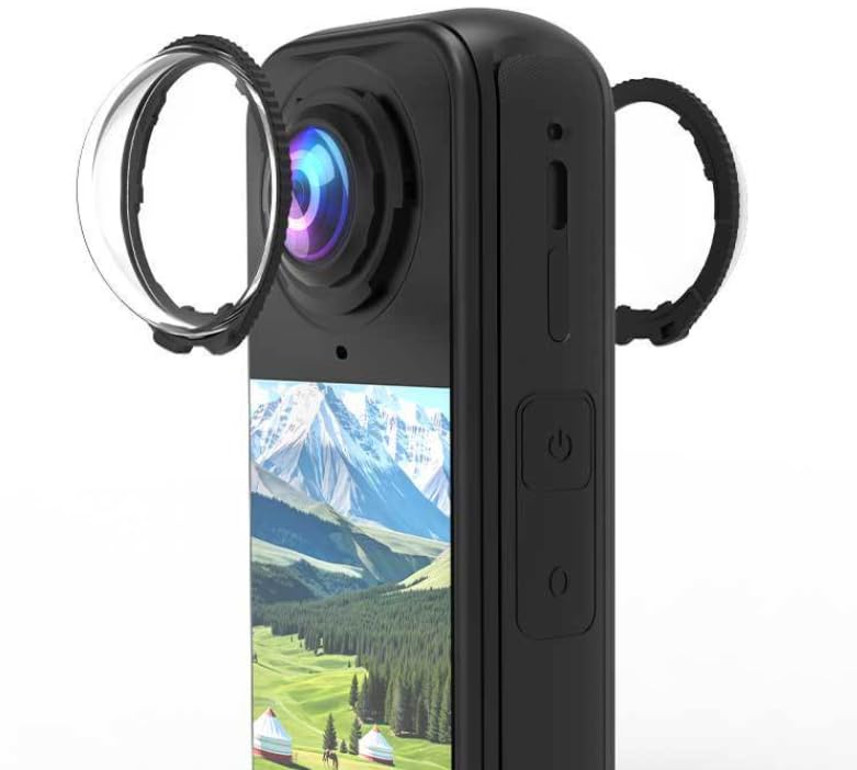 Coyktonty Lens Guard/Lens Protective Cover for Insta360 X4 Air, 9H hardness High transmittance,Waterproof Dustproof (Optical Glass)