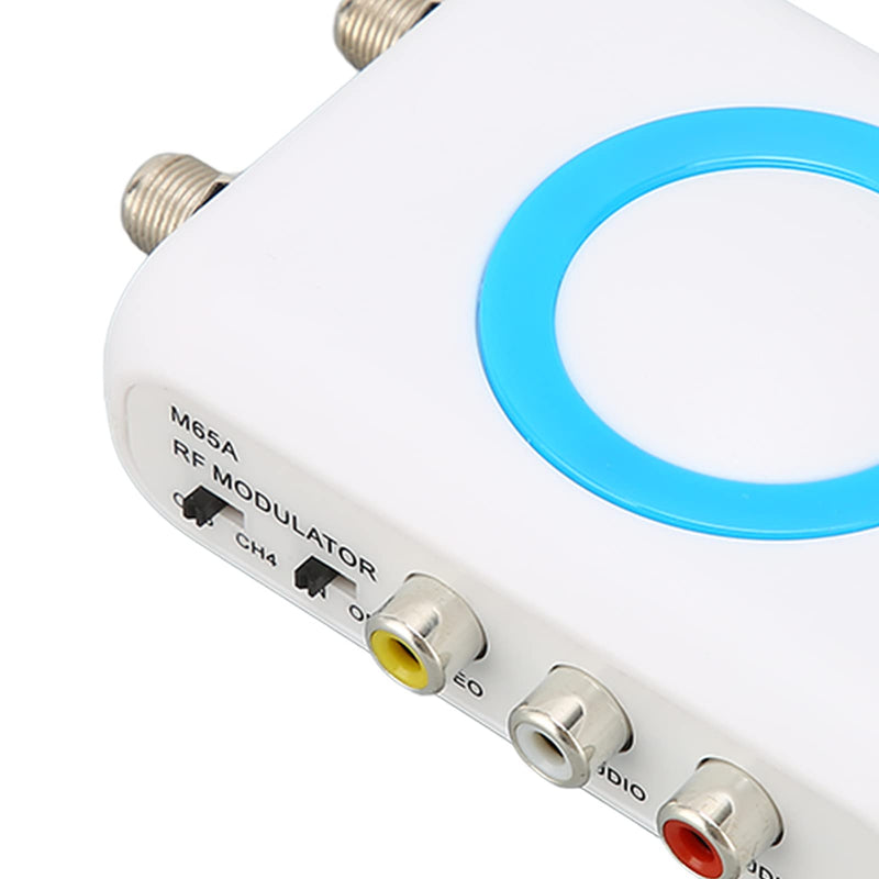 RF Modulator, Coaxial Adapter VHF Demodulator Converter for PLL Controlled, HD Input, A V Output, RF Output for Your Own Local CATV System