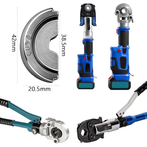 Cr V Contour Press Jaws Including V12, V15, V18, V22, V28 for Crimping Pliers, Copper Tube, Stainless Steel Tube, Pack of 5 CR V contour