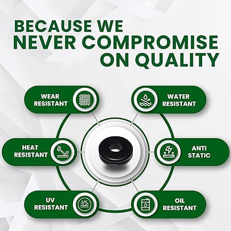 [Australia - AusPower] - 2 in 1 Rubber Grommets for Wiring 18 Different Sizes (125 Pcs) & Nuts and Bolts Assortment Kit 24 Sizes Machine Screws, Nuts & Washers (900pcs) 