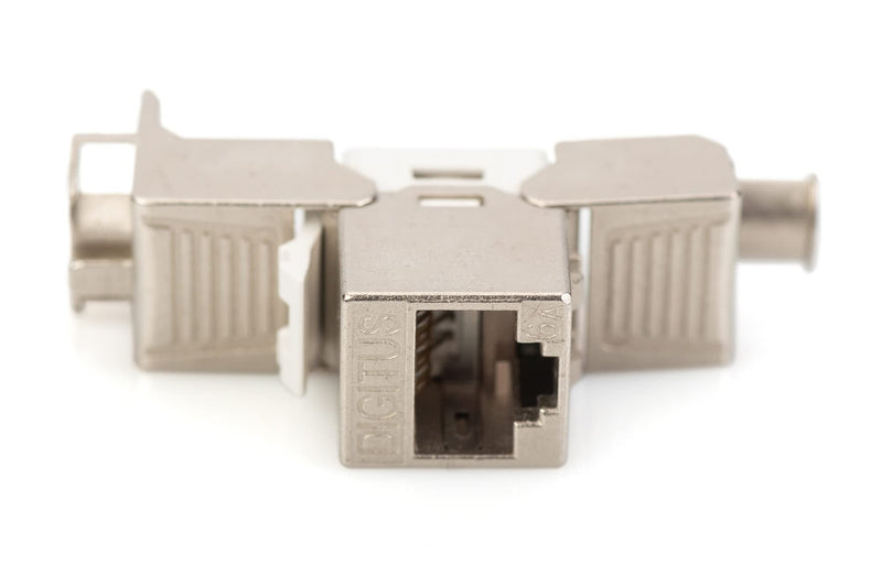 Assmann DN-93615 Digitus Cat 6a Shielded Keystone Module | Tool Free - LSA - PoE++ - AWG 26-22 - RJ45 Female - 10Gbps - For junction boxes and patch panels Standard version 1 pc.