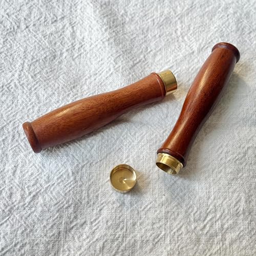 Mini Wooden Urns for Ashes, Set of 4 Small Wooden Urns Brown Set of 4