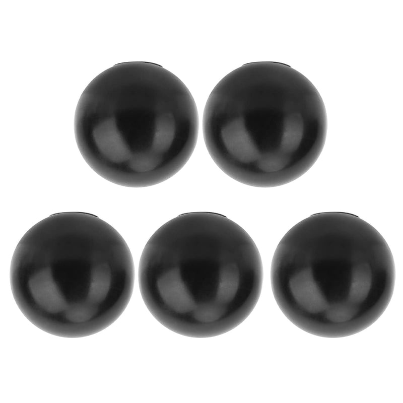 [Australia - AusPower] - M10 Female Threaded Ball Knob, 5Pcs 35mm Engineering Plastic Ball Lever Knob Lathe Tractor Machine Handle Replacement Universal Ball Knob Screw in Knobs Round Knob Easy Press(Black) 