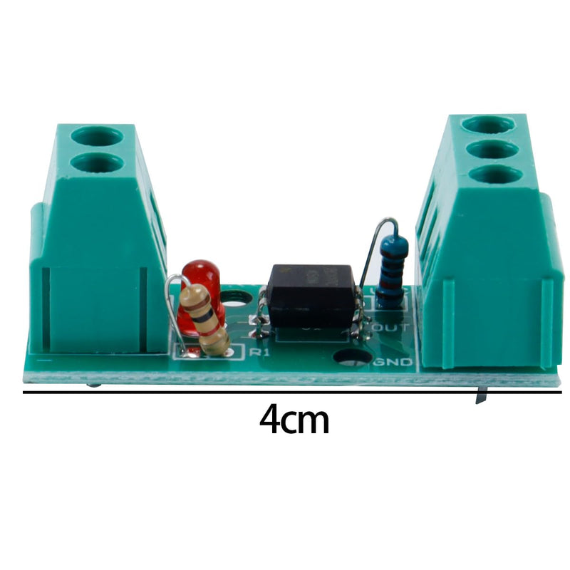 2 PCS Optical Isolator Module, Optocoupler 3V-5V12V/24V, 5KHz 1-Channel Insulated Current Transformer Board PC817 EL817 PLC Processors