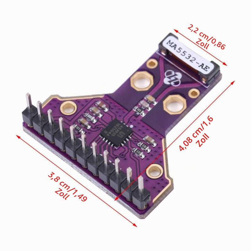 AS3935 I2 C SPI Flash Storm Distance Sensor Detector