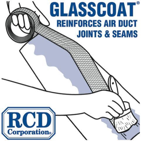 RCD Corporation Glasscoat® Adhesive-Backed Fiberglass Mesh 3" X 180'