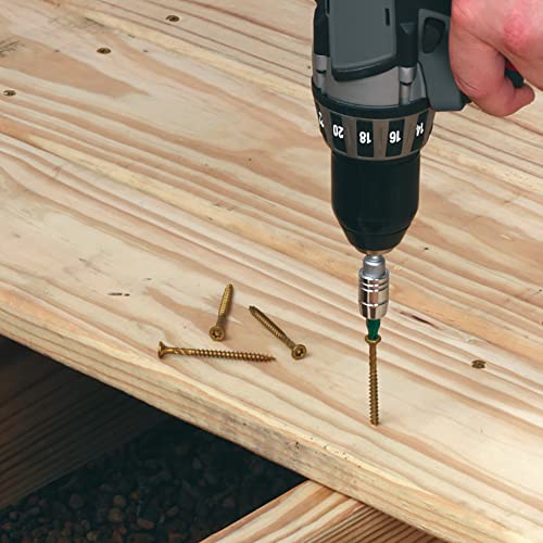 GRK Fasteners R4 #10 x 3-1/8-inch wood screws, 70-count package