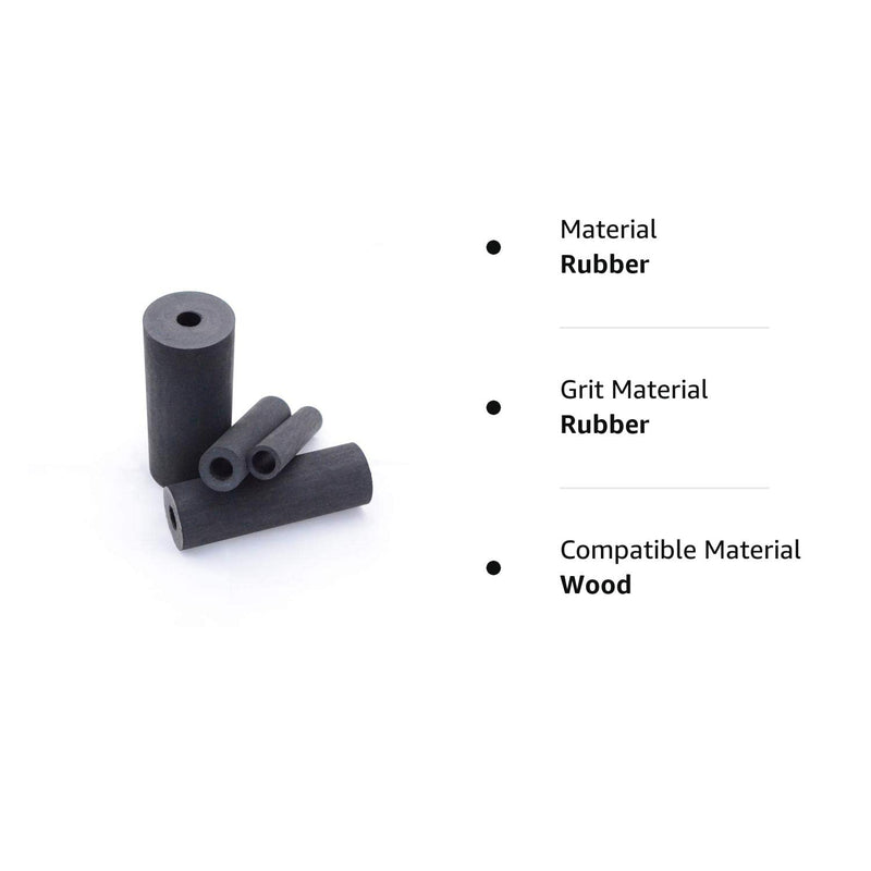 [Australia - AusPower] - Rubber Sanding Drum Set for Drill or Drill Press 4pcs 
