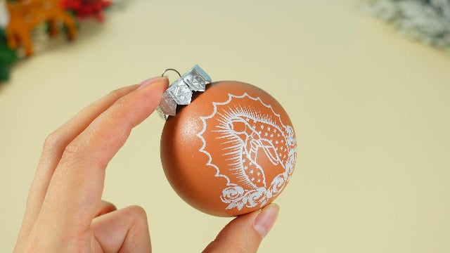 Miniinflat 18 Pcs Christmas Velvet Ball Ornaments for Tree, Guadalupe