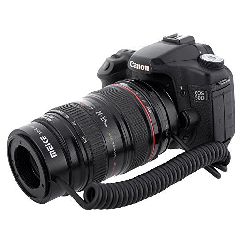Meike Automatic AF Auto Focus Multifunctional E-Macro Extension Tube MK-C-UP Macro & Reverse Mount On Lens with 58mm 67mm 72mm 77mm Adapter Rings for Canon EF/EF-S Mount Lenses