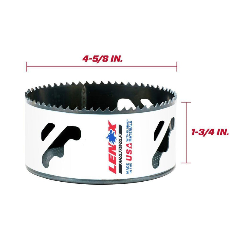 LENOX 4-5/8 In. (117 mm) Bi-Metal Sp 4-5/8 inches Box