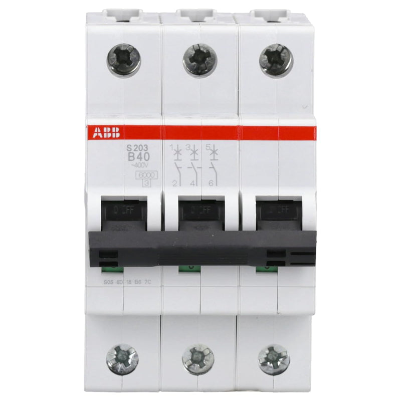 [Australia - AusPower] - ABB S203-B40 Automatic Circuit Breaker 40 A Single 