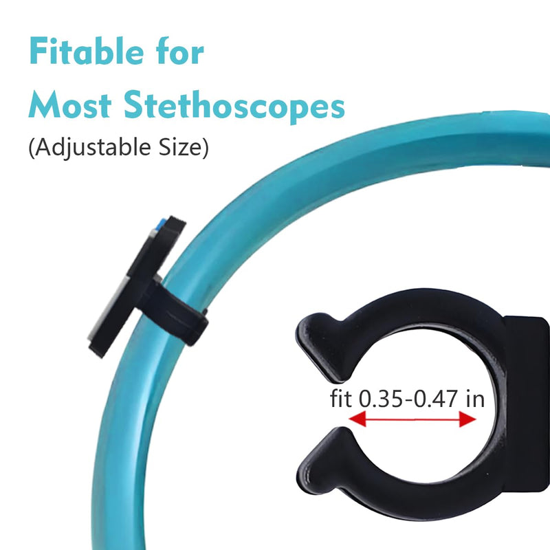 [Australia - AusPower] - 6 Pcs Cute Stethoscope Charms for Nurses,Adorable Littmann Stethoscope Accessories with Stethoscope Ring Jewelry,Suitable for Peds Nurse, Doctor, Medical Workers (Cartoon Medical) Multicoloured 6 