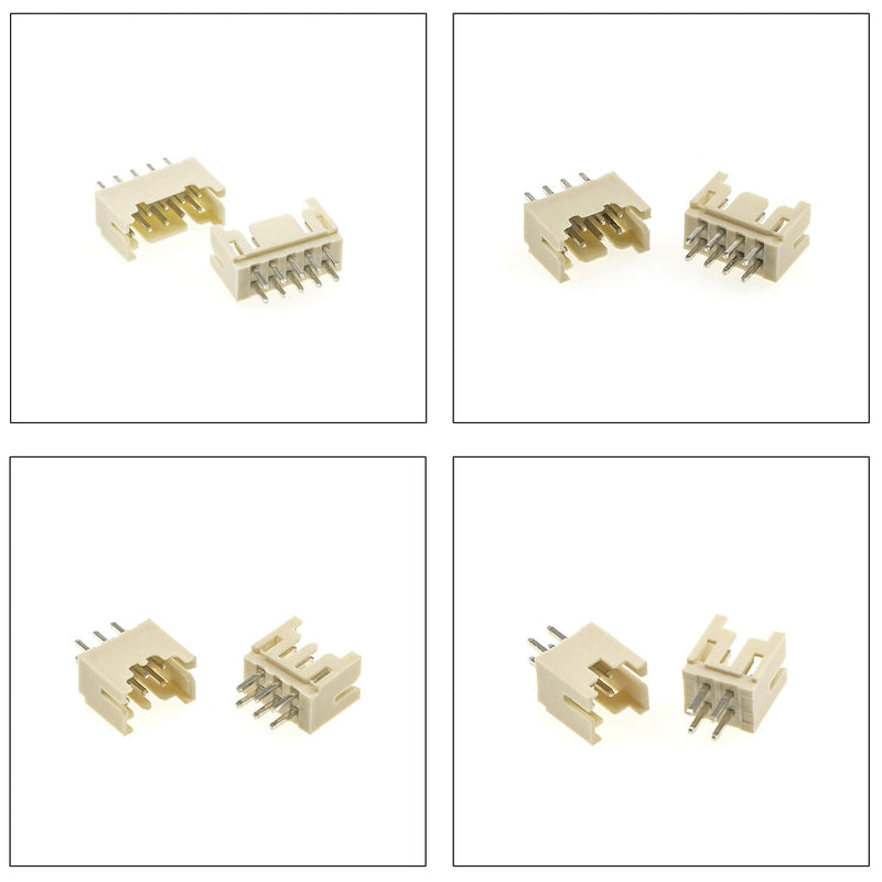 [Australia - AusPower] - JST Connector Kit, PHD2.0 Dual Row DIP Header Jst 2mm Pitch IC Socket Plugs Adapter, JST-PHD 2 * 2/3/4/5/6/7/8/9/10/12Pin DIP Header Through Hole Type Vertical Header (PHD2.0-DIP-Ver) JST-2.0MM-PHD-DIP-Vertical Header 