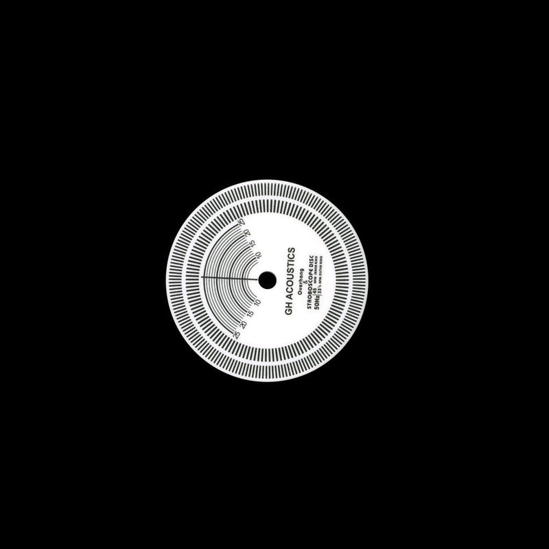 Alnicov LP Strobe Disc Turntable Calibration Strobe Disc Speed Adjust with Double Sided Speedometer for LP Record Lovers