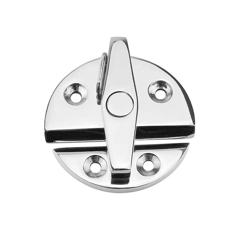 Marine Boat Door Catch Latch 316 Stainless Steel Door Latch Round 55mm Twist Lock Suit for Boat and Many External Cabinet Applications 1
