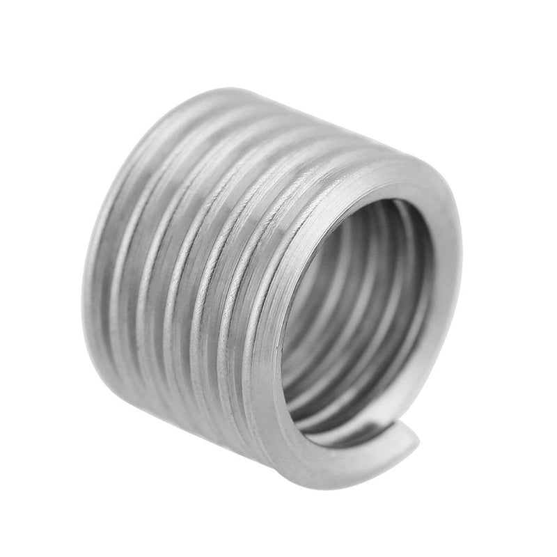 [Australia - AusPower] - M6 Wire Screw Sleeve, 100pcs M6 x 1.0 x 1.5D 304 Stainless Steel Thread Repair Insert Tool Wire Sleeve Helical Inserts Assortments Kit 
