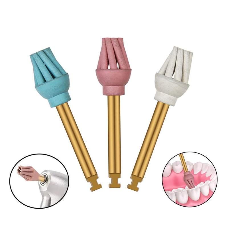 [Australia - AusPower] - Dental Rubber Diamond Polisher Helicoid for Composite Polishing Discs Dentistry Tools Lab Polish Wheel Dentist Materials 