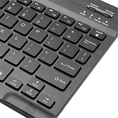 [Australia - AusPower] - BoxWave Keyboard Compatible with Amazon Fire Max 11 (2023, 13th Gen) - SlimKeys Bluetooth Keyboard - with Backlight, Portable Keyboard w/Convenient Back Light - Jet Black 