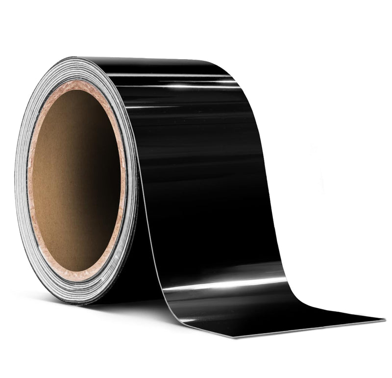 VViViD ColorFusion PPF, Gloss Black Dry Apply PPF Tape Roll 2" x 25ft
