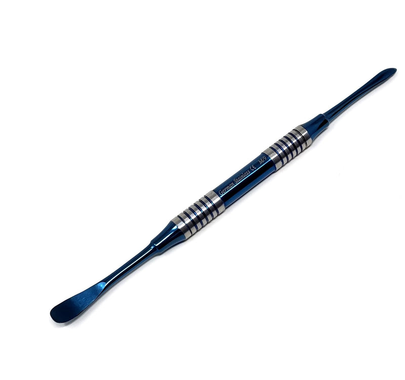 [Australia - AusPower] - Professional Dental Periosteal Elevator Molt M9, Stainless Steel with Blue Titanium Coated Tips Molt 9 