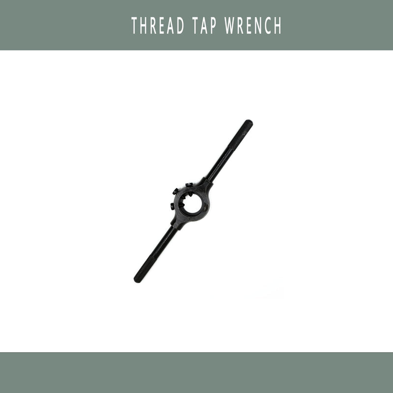 [Australia - AusPower] - 1" Die Round Die Stock Holder Thread Tap Wrench Handle Steel Body Die Holder with Additional Screws Adjustable Dies Removable Handle 