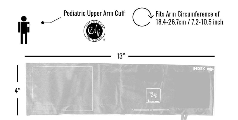 [Australia - AusPower] - EMI #311 Pediatric Aneroid Sphygmomanometer Set Child and Infant Cuff Plus Basic Dual Head (Navy) Navy 
