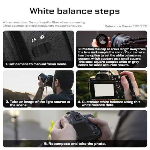 Freewell White Balance Metal Camera Cap for Canon EF & RF Mount - True Color Rendering