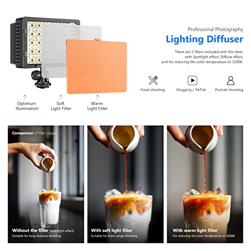 NEEWER 160 LED CN-160 Dimmable Ultra High Power Panel Camera Video Light