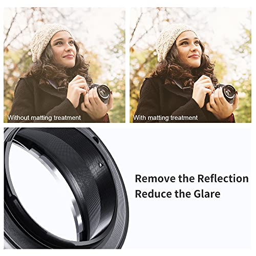 K&F Concept Lens Mount Adapter EOS EF/EFS Lens to Fuji FX Mount X-Pro1 X Camera X-Series Mirrorless Cameras EOS-FX