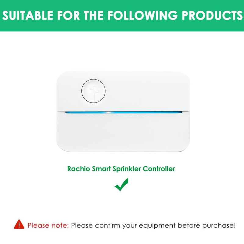 [Australia - AusPower] - 24V AC/DC Adapter Charger Compatible with Rachio Smart Sprinkler Controller, Indoor Irrigation System Controller Accessories Power Supply Cord 