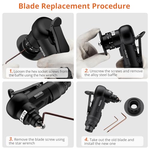 Proster Pneumatic Chamfering Tool 30000 RPM 0.1-1.5mm Air Chamfer Tool