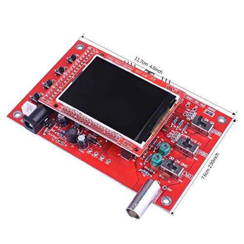ARCELI Pocket Digital Oscilloscope Kit, Open Source, 2.4" TFT, 1 MSP with Probe, Assembled Version (Welded)
