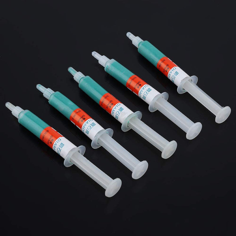 [Australia - AusPower] - Piece/Set Diamond Grinding Diamond Paste, 0.5 Micron Diamond Paste Polishing Paste Lapping Paste Abrasive Paste Needle Tube W0.5#10000 (W7 (1500 Mesh Fine Polishing)) 