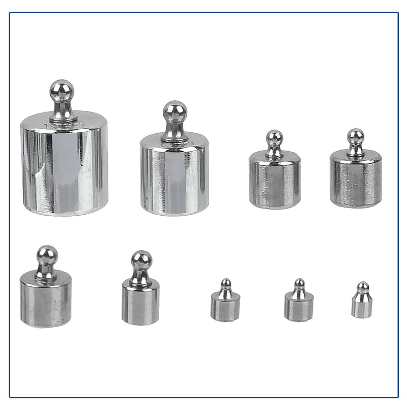 Calibration Weights Set, 17 Pieces, 10 mg-100 g, Calibration Weights Scales, Precision Stainless Steel Calibration Weights Set, Calibration Weights, Precise Test Weight, Calibration Weight, Digital Scales etc.