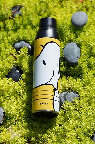 Tervis Venture Water Bottle Peanuts - Snoopy Maxiumus Triple Insulated Tumbler Travel Cup Keeps Drinks Cold & Hot, 26oz, Stainless Steel Multicolor