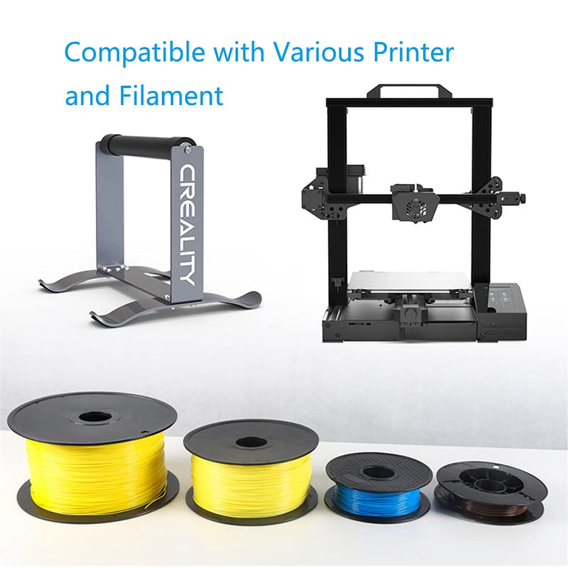 Skouphy Creality Multi-Kilogram Spool Holder Filament Spool Metal Holder for PLA/ABS/TPU/Other 3D Printing Materials