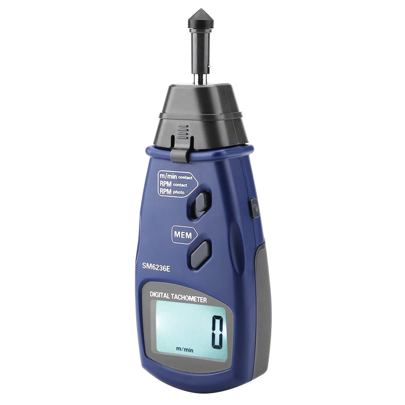 [Australia - AusPower] - Digital Tachometer DT6236E RPM Meter with Large Display, RPM Meter for Small Engines, 2.5 to 99999 RPM Chainsaw RPM Tachometer 5 Digits Tach LCD Rotation Gauge Meter 96 Data Logging 