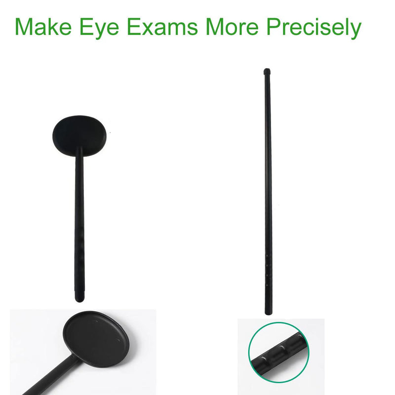 [Australia - AusPower] - Handheld Eye Occluder with Hand Pointer for Vision Test, Portable Premium Ophthalmic Eye Exam Tool for Ophthalmologists Orthoptists and Optometrists (1pc Eye Occluder and 1pc Pointer) 1pc Eye Occluder and 1pc Pointer 