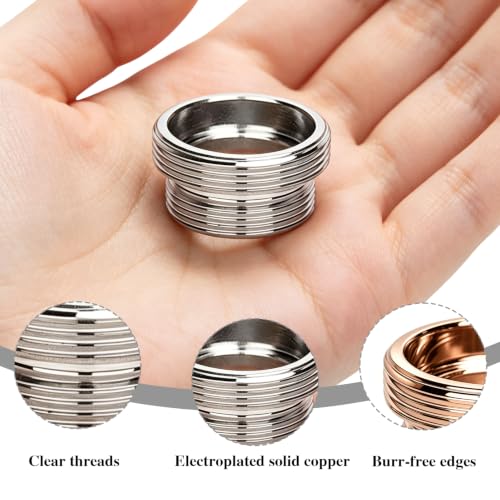 7-Piece Tap Adapter Set, Tap Adapter M16-M28 to M22 | Adapter Tap Garden Hose with Seals for Water Filter Kitchen Tap Sprayer