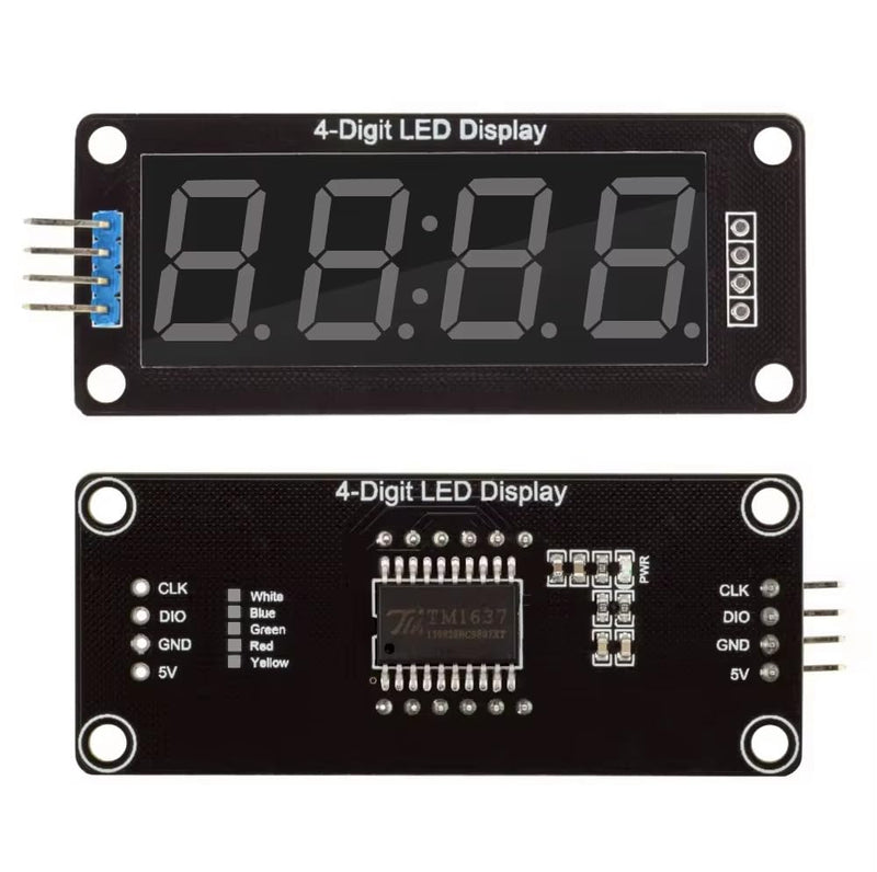 [Australia - AusPower] - Four Digit 0.56" Digital Display LED Seven Segments Double Dots Module Inbuilt TM1637 Serial Driver Board (White color - 3 pcs) 0.56 INCH WHITE 