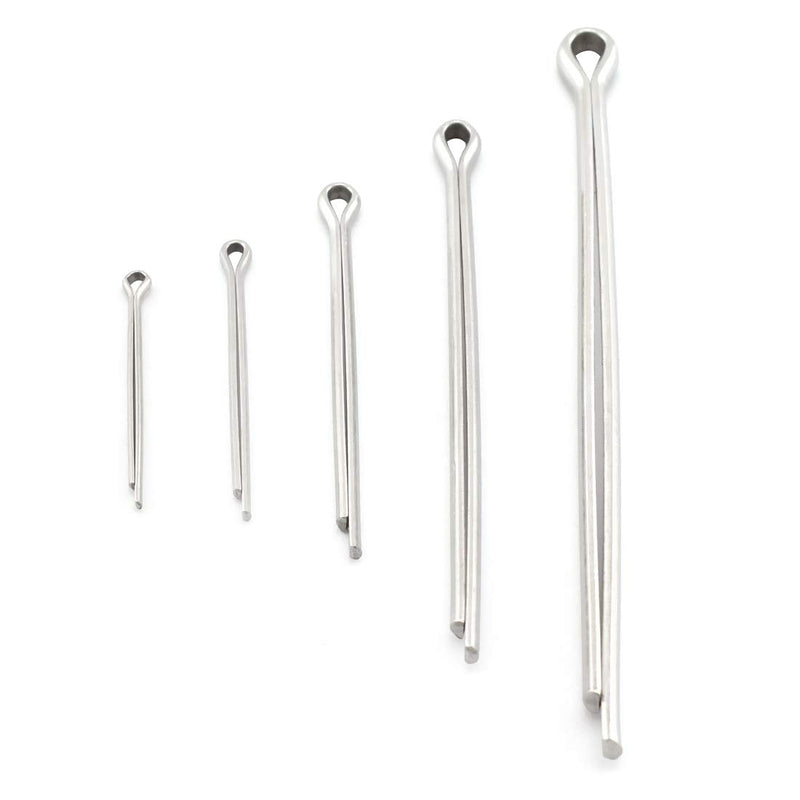 [Australia - AusPower] - Cotter Pin Assortment Kit, SDTC Tech 20 PCS 304 Stainless Steel Pin Clips Fastener - 5 Sizes 20 cotter pins 