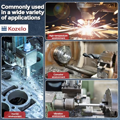Kozelo 60-piece M8 socket head cap screws and nuts kit in 304 stainless steel, assorted lengths