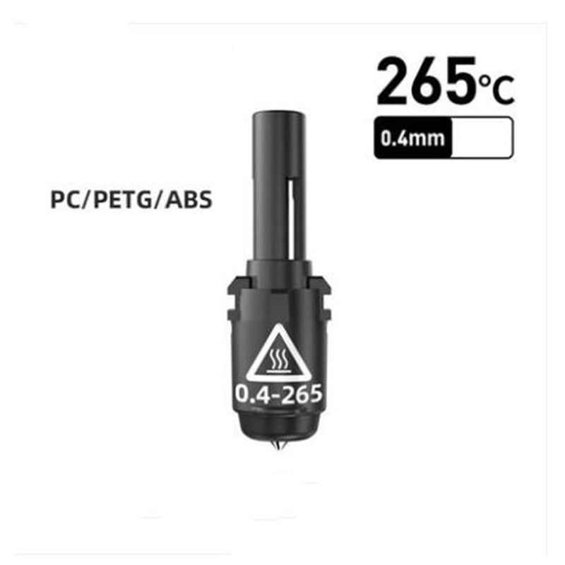 [Australia - AusPower] - LICHIFIT Replacement 0.4mm Nozzle Assembly Hotend Kit 265℃ High Temperature Nozzle for Adventurer 3/4 3D Printer Upgraded Accessory 