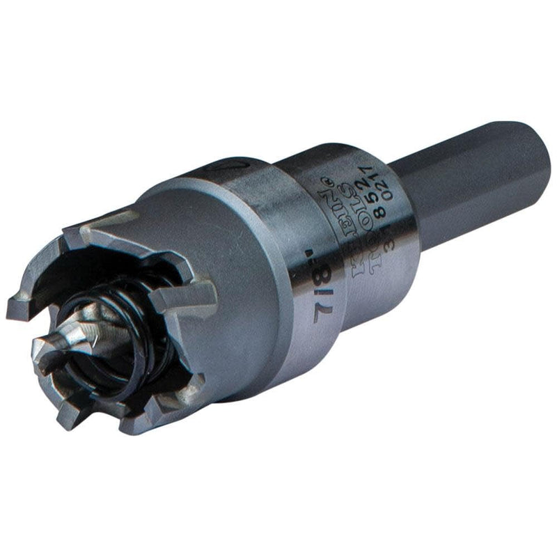 [Australia - AusPower] - Klein Tools 31852 Heavy Duty Hole Cutter, 7/8-Inch Carbide Hole Cutter Cuts Stainless Steel, Mild Steel, Iron, Copper, Brass 7/8" (2.2 cm) 