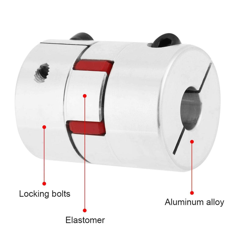 [Australia - AusPower] - 10mm to 14mm Aluminium Plum Flexible Shaft Coupling, Diameter 30mm Length 40mm Stepper Motor Connector Flexible Coupler for 3D Printer CNC Machine and Servo Stepped Motor 