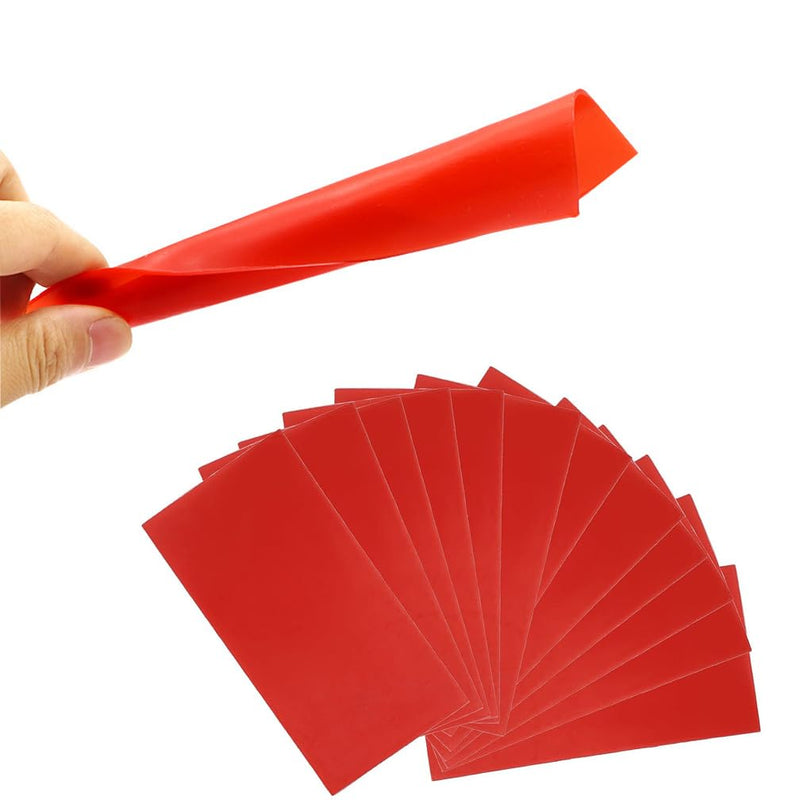 [Australia - AusPower] - 250g Dental Base Plate Wax Molding Casting Wax Sheet Denture Material Red Utility Wax Sheets for Dentist or Jewelry Lab Dentist (1 Box) 1 Box 