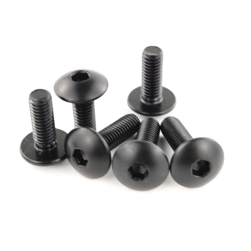 [Australia - AusPower] - Xitomer Full Sets Fairing Bolts Kits, Fit for 2000 2001 2002 2003 2004 2005 2006 VTR1000 RVT1000 RC51, Mounting Kits Washers/Nuts/Fastenings/Clips/Grommets (Matte Black) 