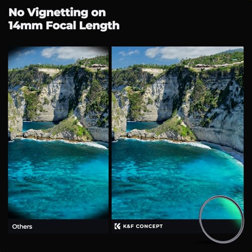 K&F CONCEPT 82mm MCUV Lens Protection Filter High Definition Optical Glass
